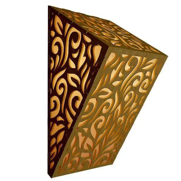 Wood Wall Lamp / Pendant Light / Modern Lamp Set Of 2 Pc