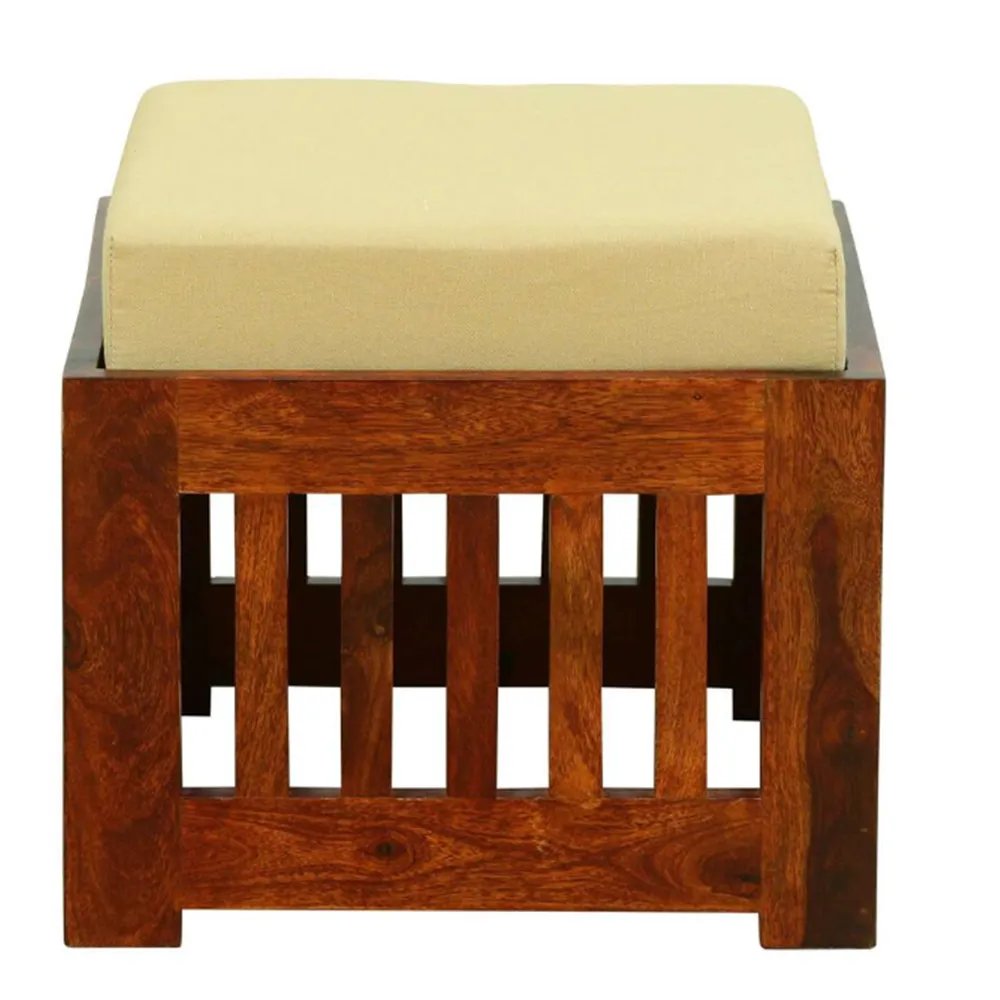 Wooden Bar Crafted Sheesham Storage Coffee Table With 4 Stools