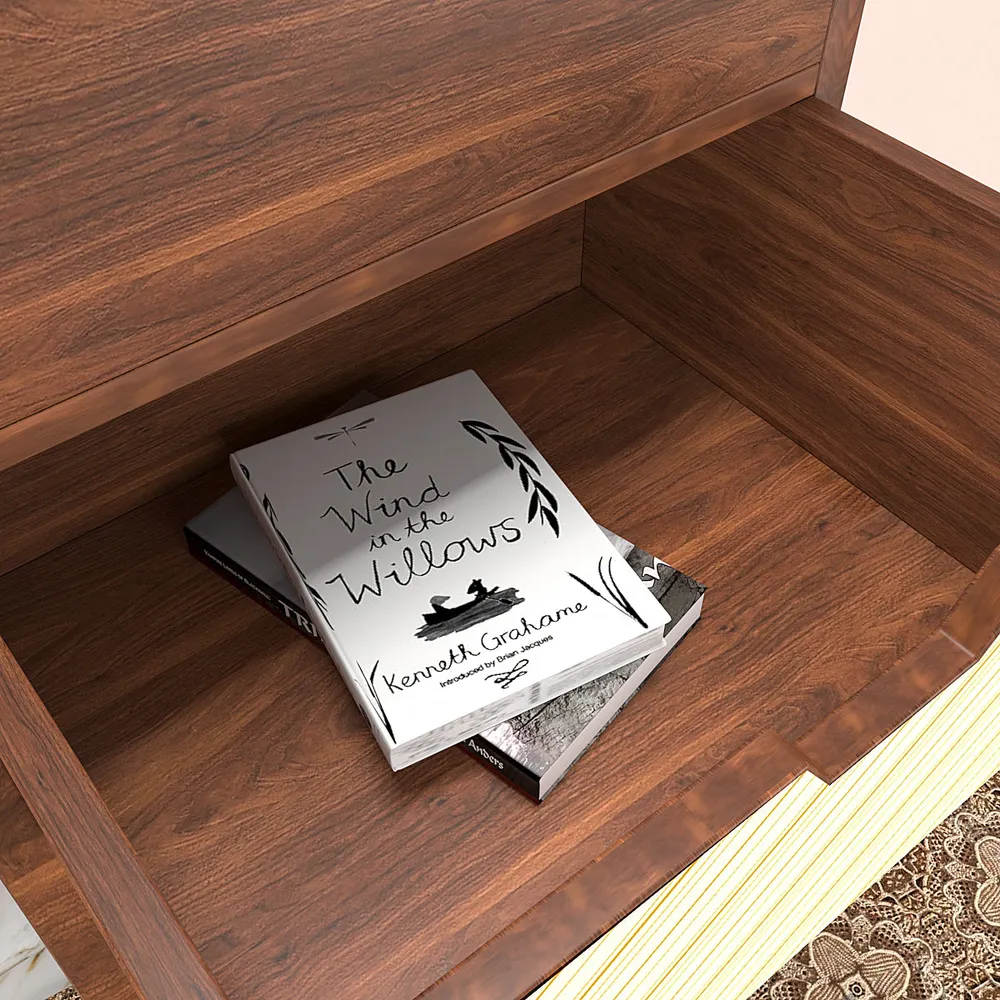 Wooden Chest Of 5 Drawers In Contemporary Highlights