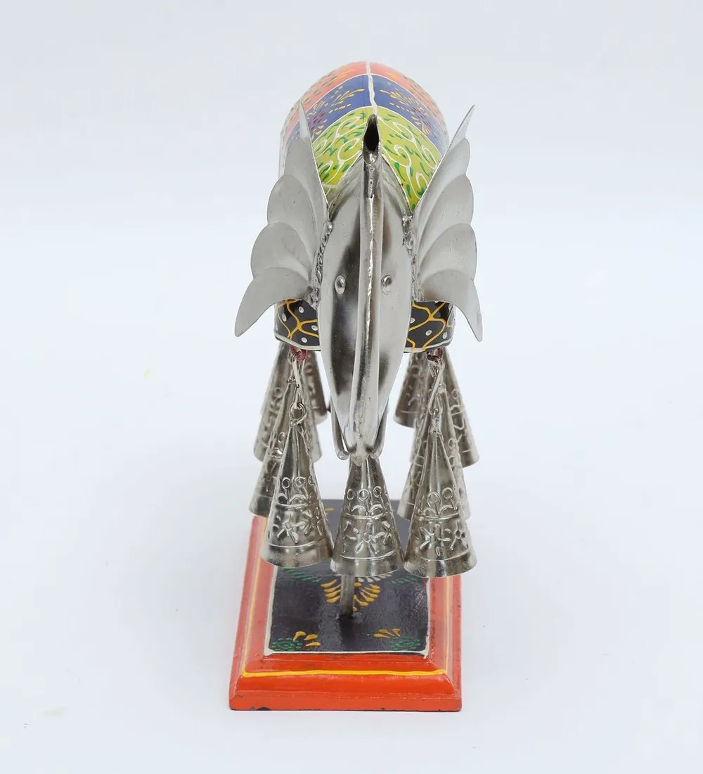 Wooden Handcrafted Elephant Abstract Animal Figurine / Showpiece