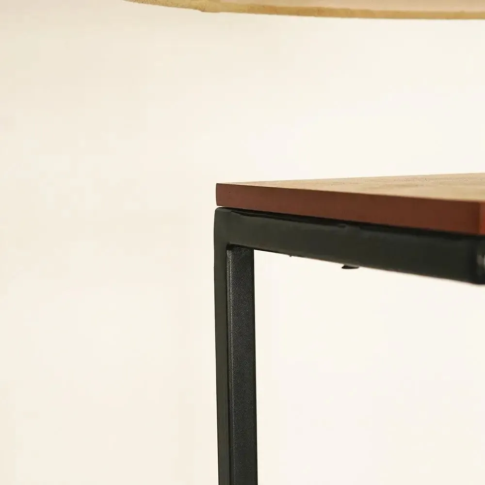 Wooden Shelved Aesthetic Floor Lamp