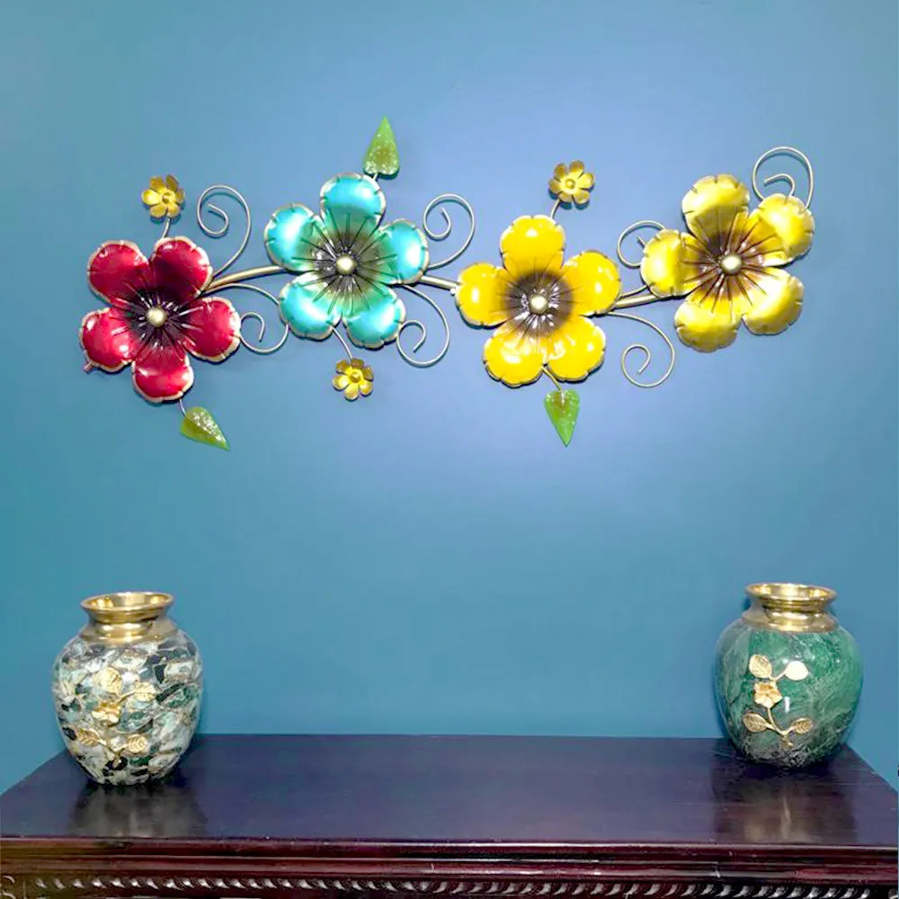 Wrought Iron Leaf Wall Art for Home Decor