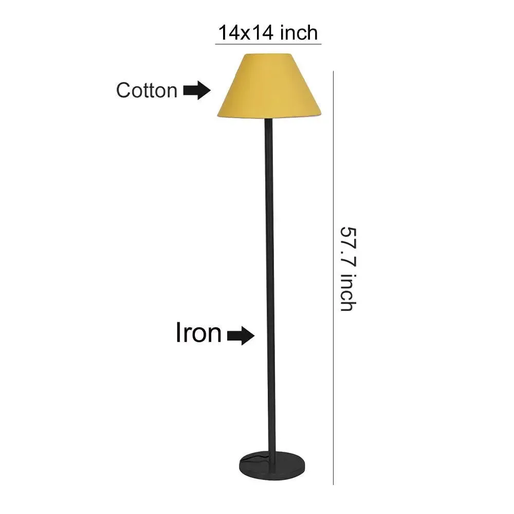 Yellow Modern Floor Lamp