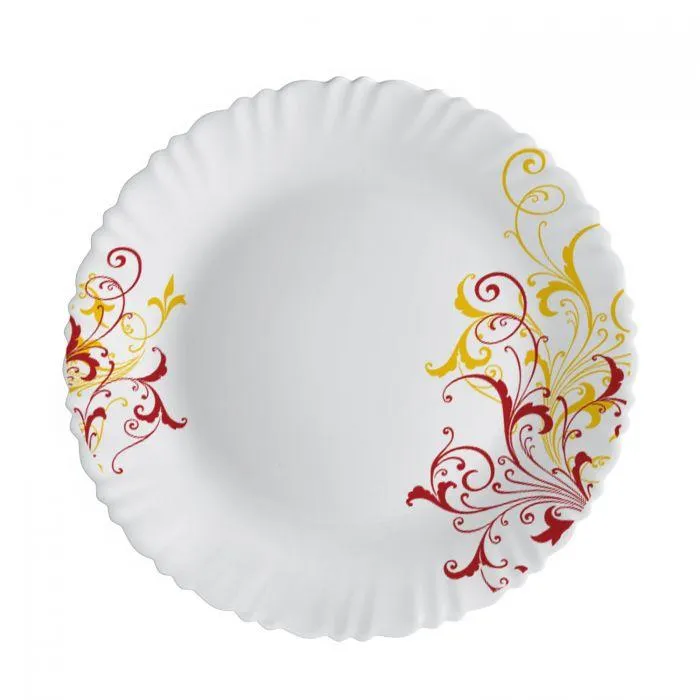 Yellow Scroll Dinner Set of 29 Pieces