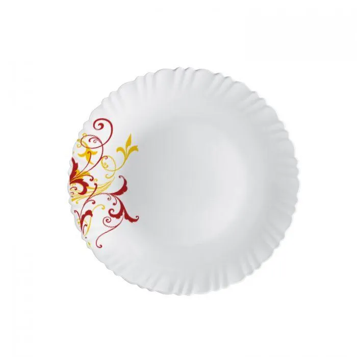 Yellow Scroll Dinner Set of 29 Pieces