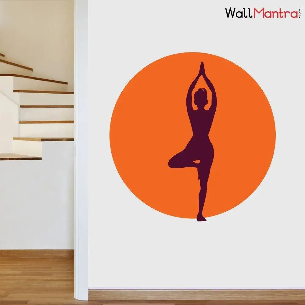 Yoga Fitness Wall Sticker For Gym