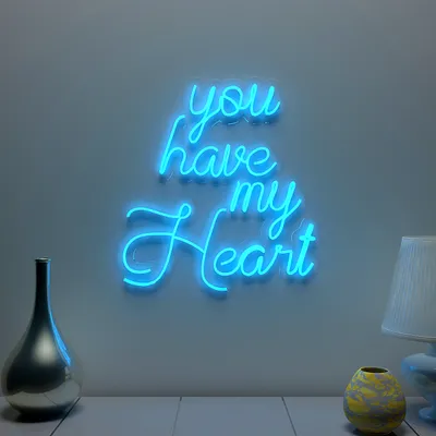 You Have My Heart Neon Light ( Available in Multiple Colors)