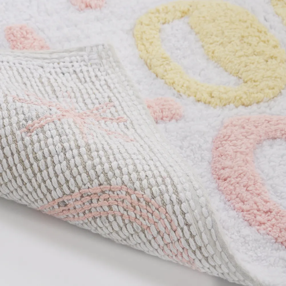 You look good Printed High Absorbent Blush Kids Bathmat