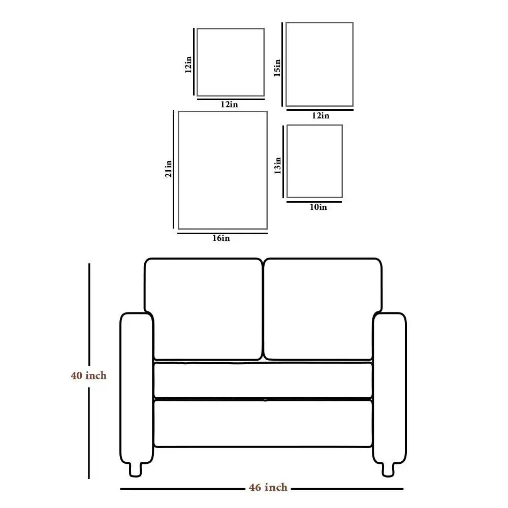Zebra Abstract Framed Wall Art Set of 4