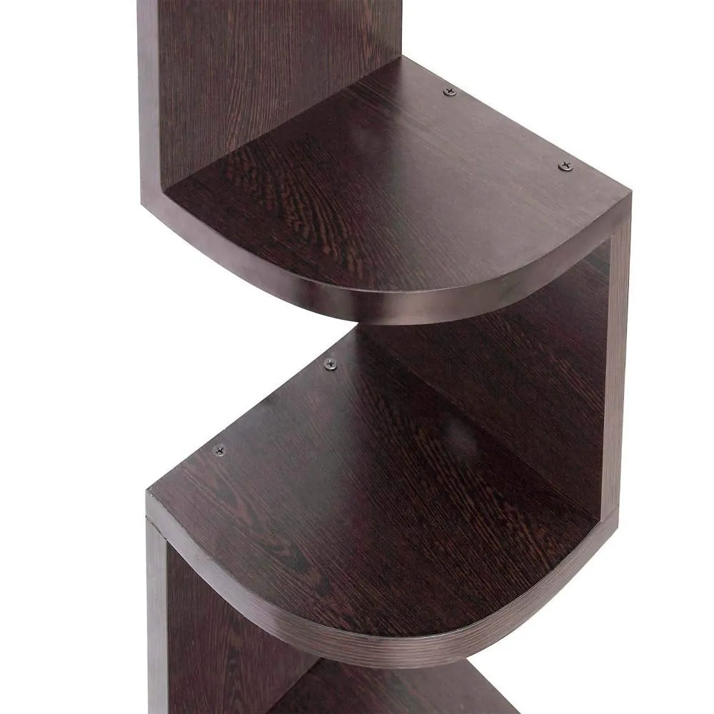 Zig Zag Contemporary Designer Light Wall Shelf