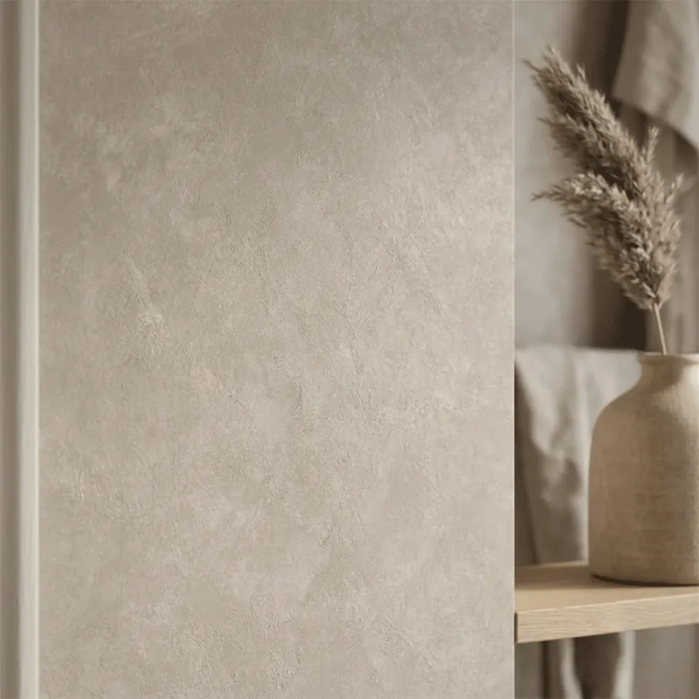 Warm Grey Concrete Texture Plain Wallpaper