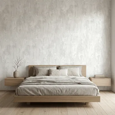 Arctic Mist Textured Plaster Wallpaper